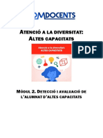 MÃ Dul 2 - DetecciÃ I Avaluaciã Dels Alumnes Daltes Capacitats - 2018 PDF