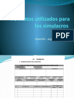 Formatos Utilizados para Los Simulacros