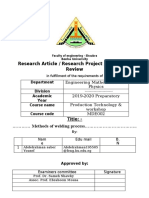 Methods of welding process overview