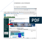 Como Ingresar A Las Actividades