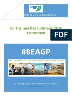 GP Trainee Recruitment 2020 Handbook: #Beagp