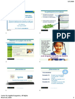 CAL Webinar Cómo Fomentar El Desarrollo de La Lengua y La Lectoescritura en Español PDF