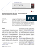 Numerical Simulation of The Tumor Interstitial Fluid Transport: Consideration of Drug Delivery Mechanism