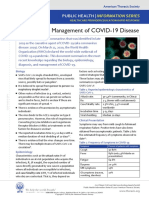 GC - Diagnosis and Management of COVID-19 Disease - American Thoracic Society