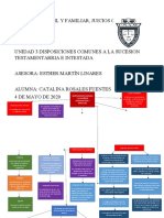 DISPOSICIONES COMUNES  A LA SUCESION TESTAMENTARIA E INTESTAMENTARIA. UNIDAD 3