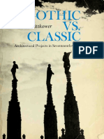 Gothic vs. Classic Architectural Projects in Seventeenth-Century Italy by Rudolf Wittkower PDF
