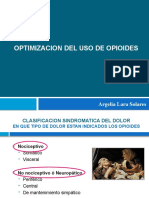 Optimizacion Del Uso de Opioides: Argelia Lara Solares