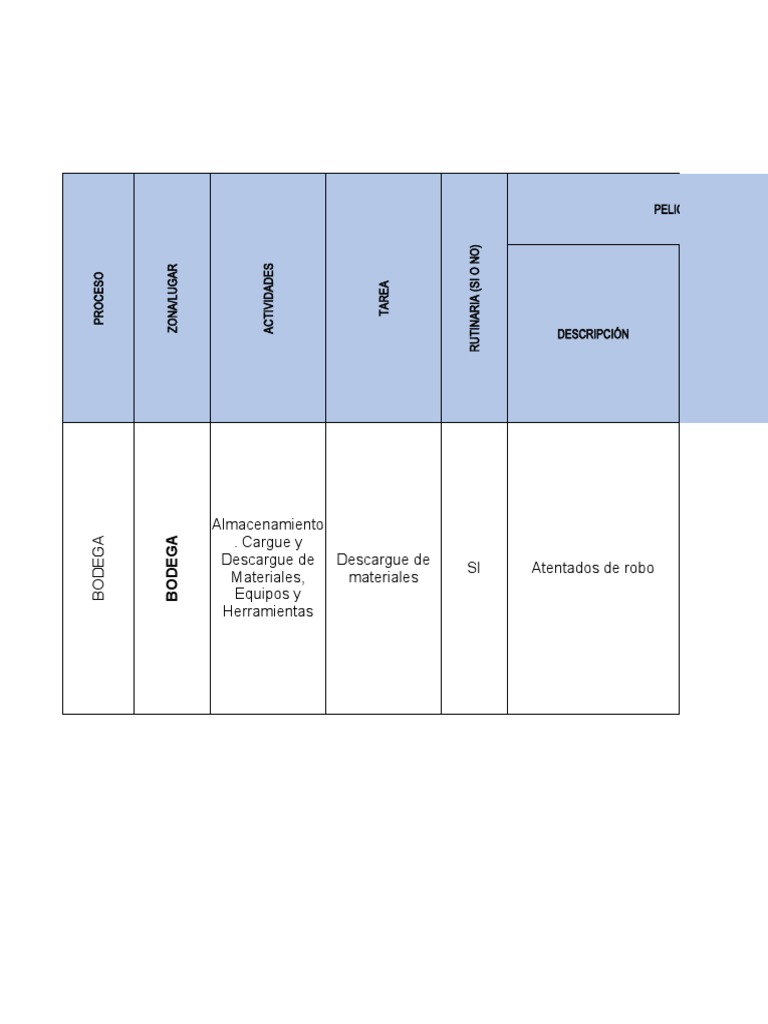 Matriz de Riesgos y Seguridad Laboral | PDF | Riesgo | Business
