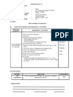 LESSON PLAN 5° B 29 de Junio