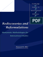 Alker, HR - Rediscoveries and Reformulations, Humanistic Methodologies For International Studies PDF