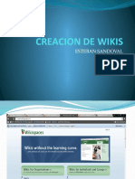 Creacion de Wikis