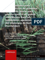 Manual técnico para la producción de plántulas de caña de azúcar para panela a partir de yemas individuales bajo las condiciones agroecológicas del municipio de Barbosa (Santander)