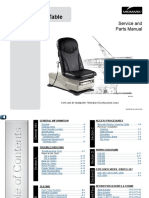 Barrier-Free Power Exam Table 625: Service and Parts Manual