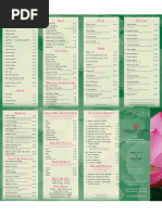 Take Out & Delivery Menu