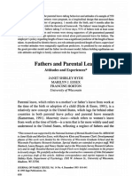 Fathers and Parental Leave - Attitudes and Experiences