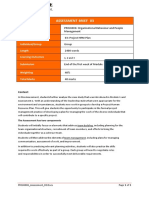 Assessment Brief 03: Subject Code and Title