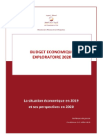 Budget Économique Exploratoire 2020 (Version FR)