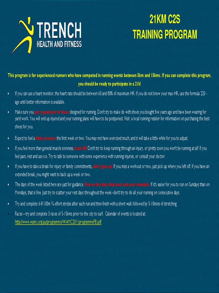 TRAINING 21KM visual data 2