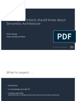 10 Things Architects Should Know About Serverless Architecture