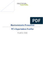 Mantenimiento Preventivo PC's Frutifor