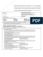 Application / Renewal Form For Psa Car Entry Permit ("Psa Cep") (Type D / E / F) / Psa Commercial Vehicle Entry Permit ("Psa Cvep")