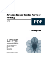 Advanced Junos Service Provider Routing: Lab Diagrams