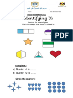 Complete:-A) Quarter 4 Is .. B) Quarter 12 Is ..: Class Worksheet