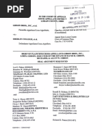 Gibson's Bakery v. Oberlin College - Appeal - Gibson's Cross-Appeal Brief