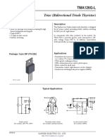 Triac (Bidirectional Triode Thyristor) : TMA126G-L