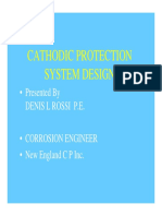 CATHODIC PROTECTION SYSTEM DESIGN