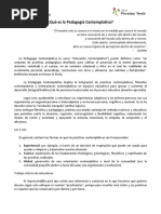 Qué Es La Pedagogía Contemplativa PDF