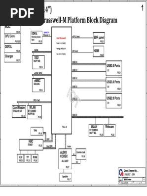 Hp Stream 14 Ax010wm Da0p9mb16d0 Schematic Diagram Pdf Materiel Informatique Informatique