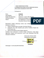 Surat Pernyataan Set PPS Sukamukti