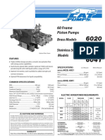 60 Frame Piston Pumps Specs and Features