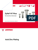 Zylite HT Plus: Hot Acid Zinc Electrolyte