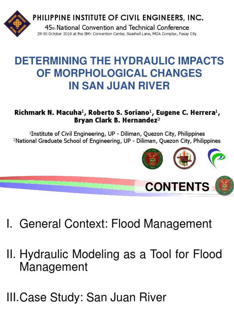 Determining The Hydraulic Impacts PDF Flood River