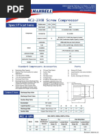 Hanbell Spec Sheet RC2-230B PDF