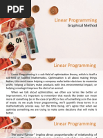 Linear Programming I (Graphical)