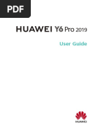 HUAWEI Y6 Pro 2019 User Guide - (MRD-LX2, EMUI9.1 - 01, EN, Normal)