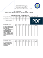 City University of Pasay Field Study Evaluation