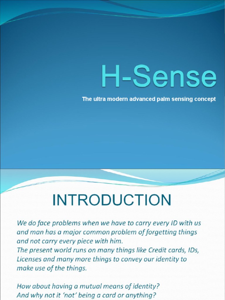 Futuristic Palm Sensing Tech | PDF | Image Scanner | Barcode