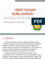 KONSEP DASAR SUBLUKSASI