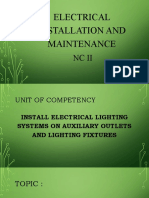 Electrical Installation and Maintenance: NC Ii