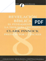PINNOCK, Clark. Revelación Bíblica. Colección Teologica Cntemporánea PDF