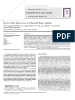 Review of foot tumors seen in a university tumor institute