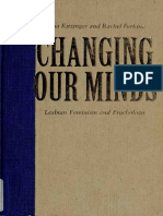 Changing Our Minds Lesbian Feminism and Psychology PDF