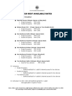 2020 Best Available Rates PDF