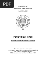 Portuguese: Faculty of Medieval and Modern Languages