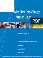 Wind Plant Cost of Energy: Past and Future: Maureen Hand, PH.D