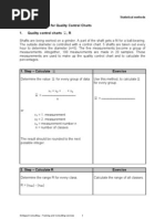 Exercise Examples For Quality Control Charts